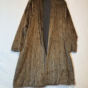 Jackets By John‎ Farah Vintage Golden Brown Fringe Cardigan Women’s L/XL